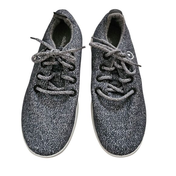 Allbirds Wool Runners Mens Size 9 Gray White Athletic Walking Shoes Sneakers - Picture 1 of 8